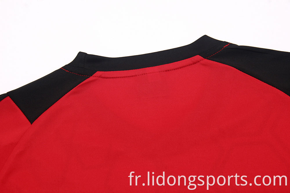 Uniformes de maillot de football personnalisé, Soccer en maillot chinois